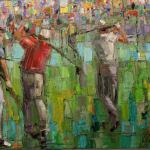 "FOR THE LOVE OF GOLF" 20X24" OIL ON CANVAS SOLD
**AVAILABLE IN GICLEE